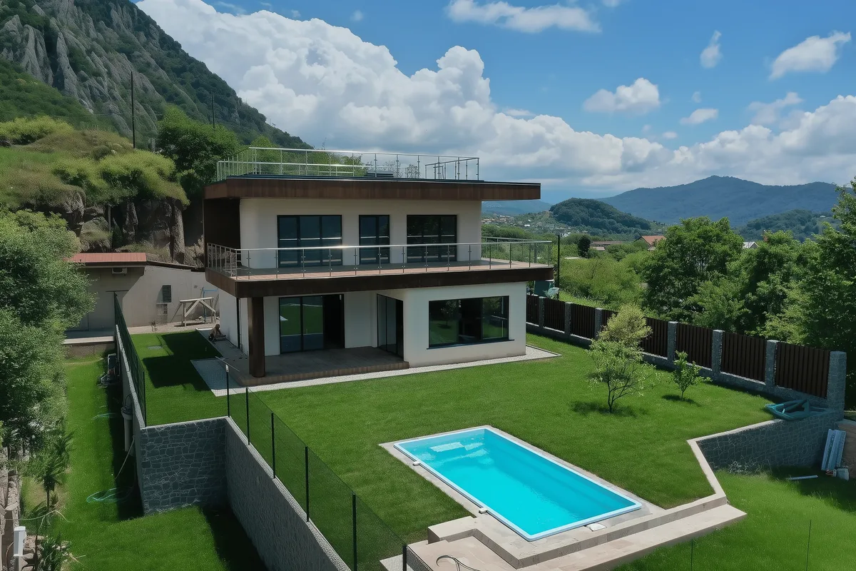 Композитный бассейн Laguna 6 — визуализация в Усинске