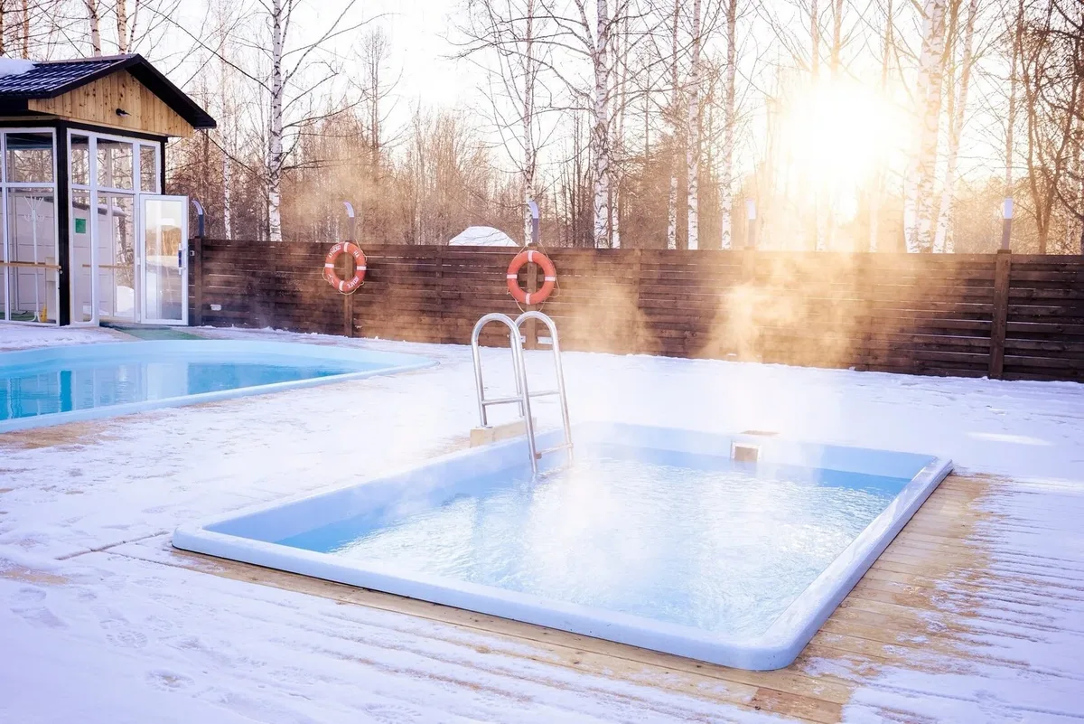 Композитный бассейн Laguna 4 — установка в Усинске