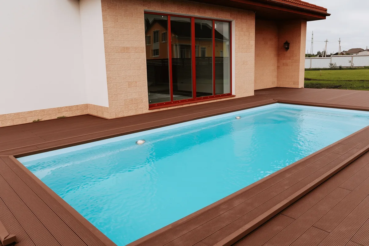 Композитный бассейн Laguna 8 — вид сверху в Усинске