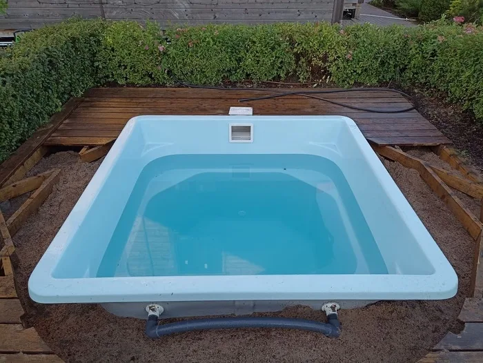 Композитная купель Laguna 2 — установка в Усинске